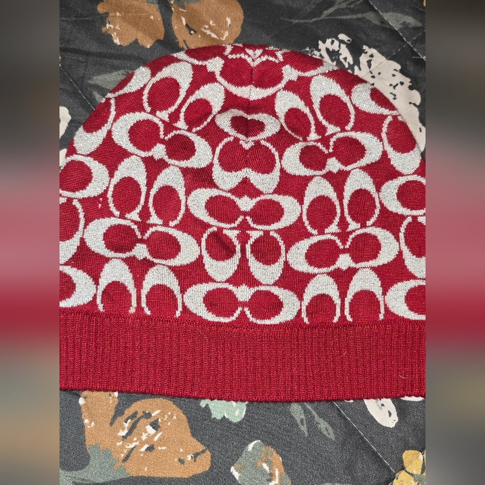 Coach beanie hat